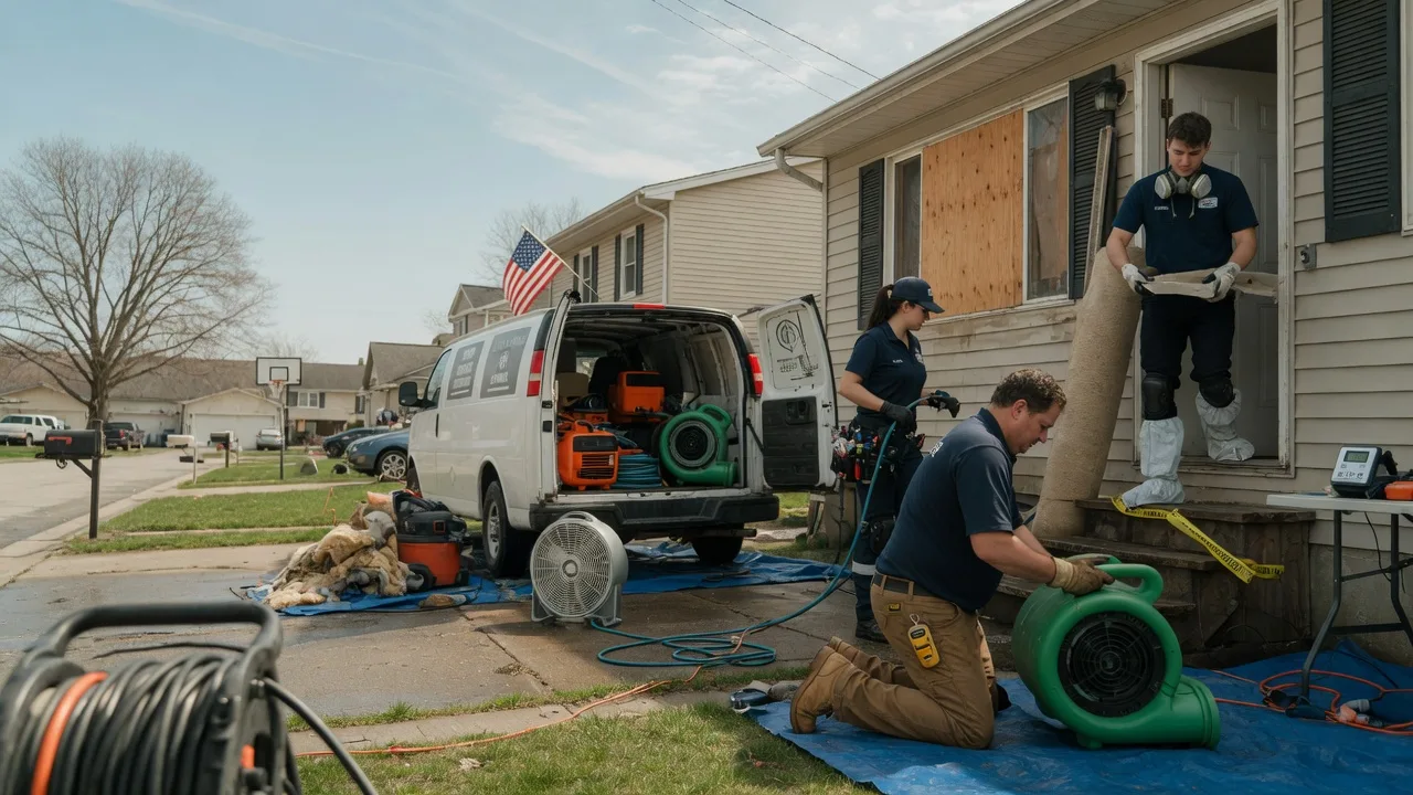 Water Damage Restoration in Evansport, OH near me